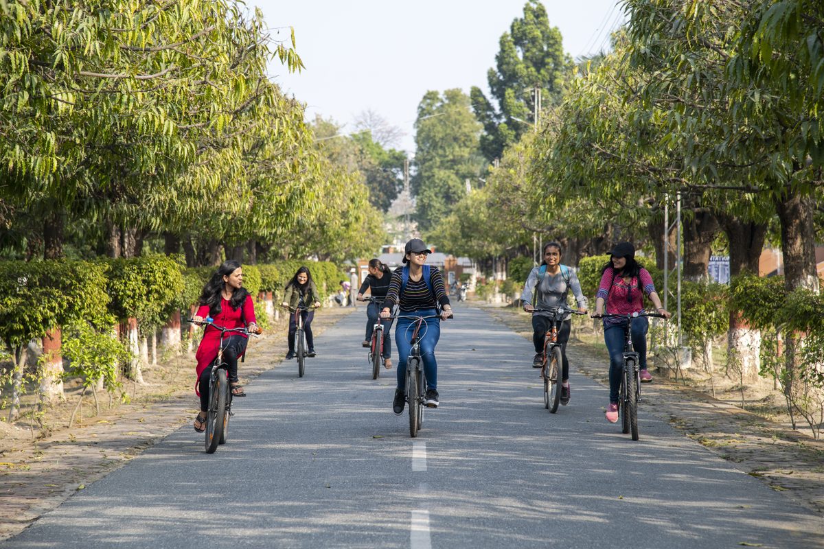 A fully residential university campus