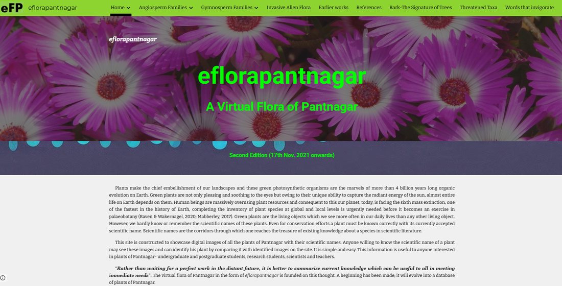 eFlora Pantnagar (eFP)