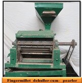 Finger millet dehuller-cum-pearler